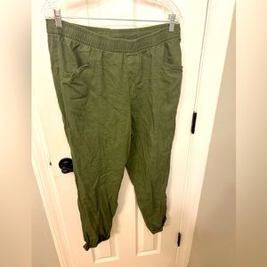 Old Navy Green Pull-on Pants sz L NWT